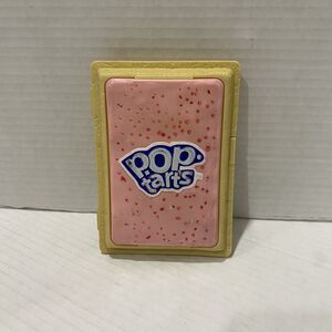 kellogg 2004 pop tarts carrying case container pink frosted cherry plastic